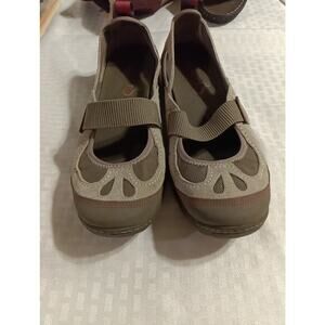 Merrell Cycling Mary Jane Tan Aluminium Light Brown Size US 9 Women's Sneakers